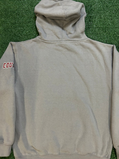 Vintage 1990s WSU Washington state university cougar embroidered hoodie