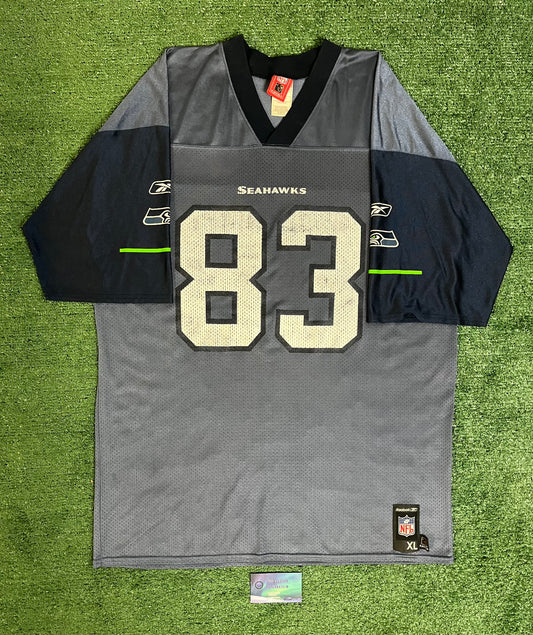 Vintage Deion Branch Seattle Seahawks Reebok jersey #83