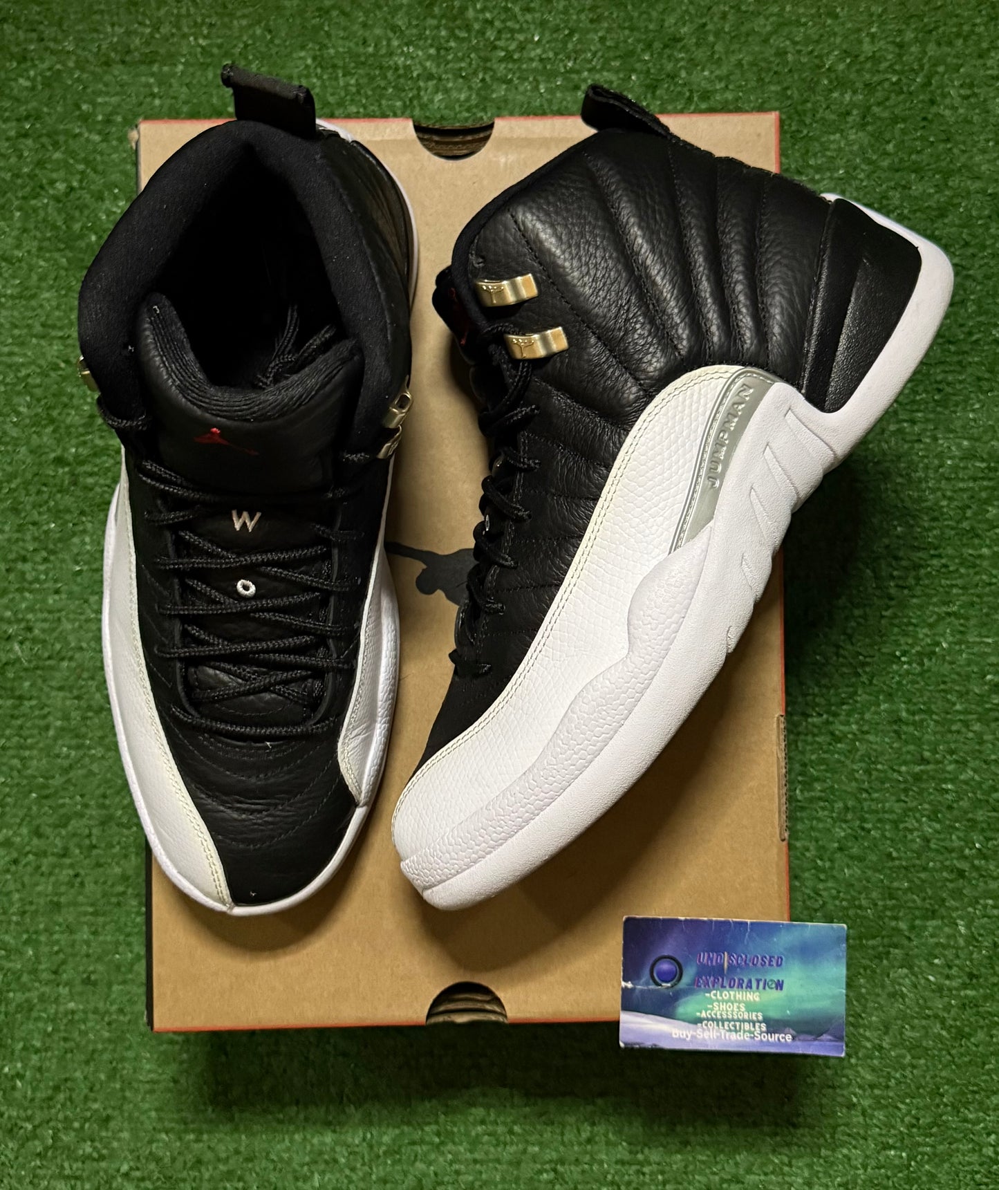 Jordan 12 Playoffs 9.5 Men/11 Women “Preowned”
