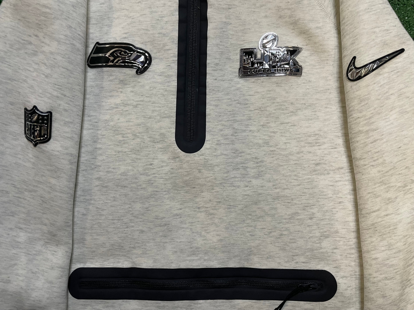 Seattle Seahawks opening night superbowl LX tech fleece half zip