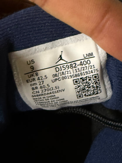 Jordan 13 Brave Blue 9 Men/10.5 Women “Preowned”