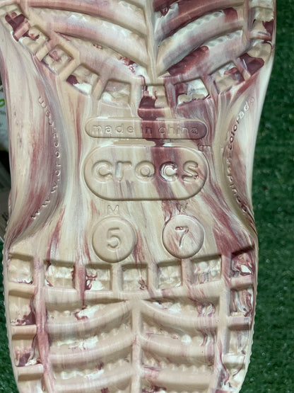 Crocs Classic Marbled Clog with jibbitz charms