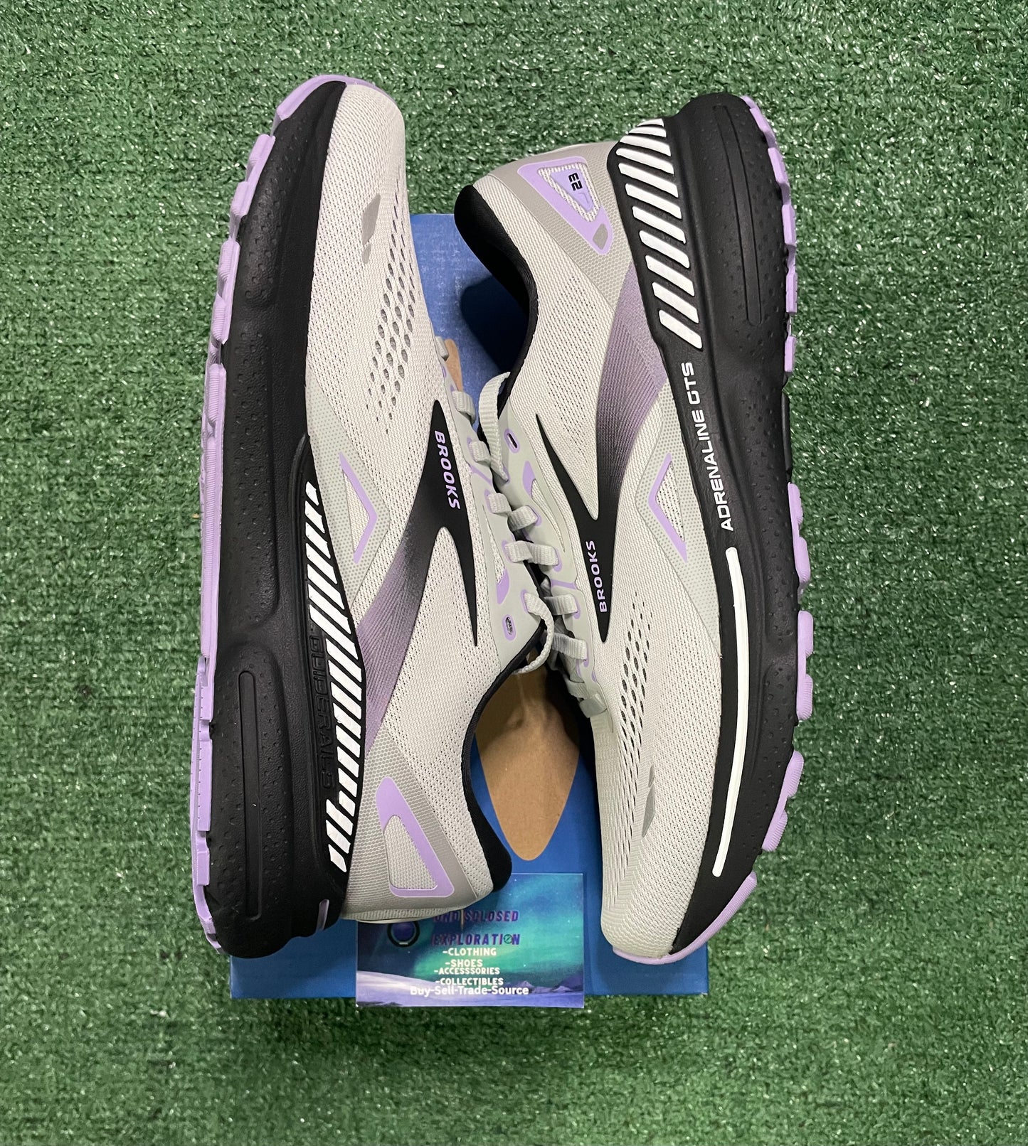Brooks alderanline GTS grey black purple