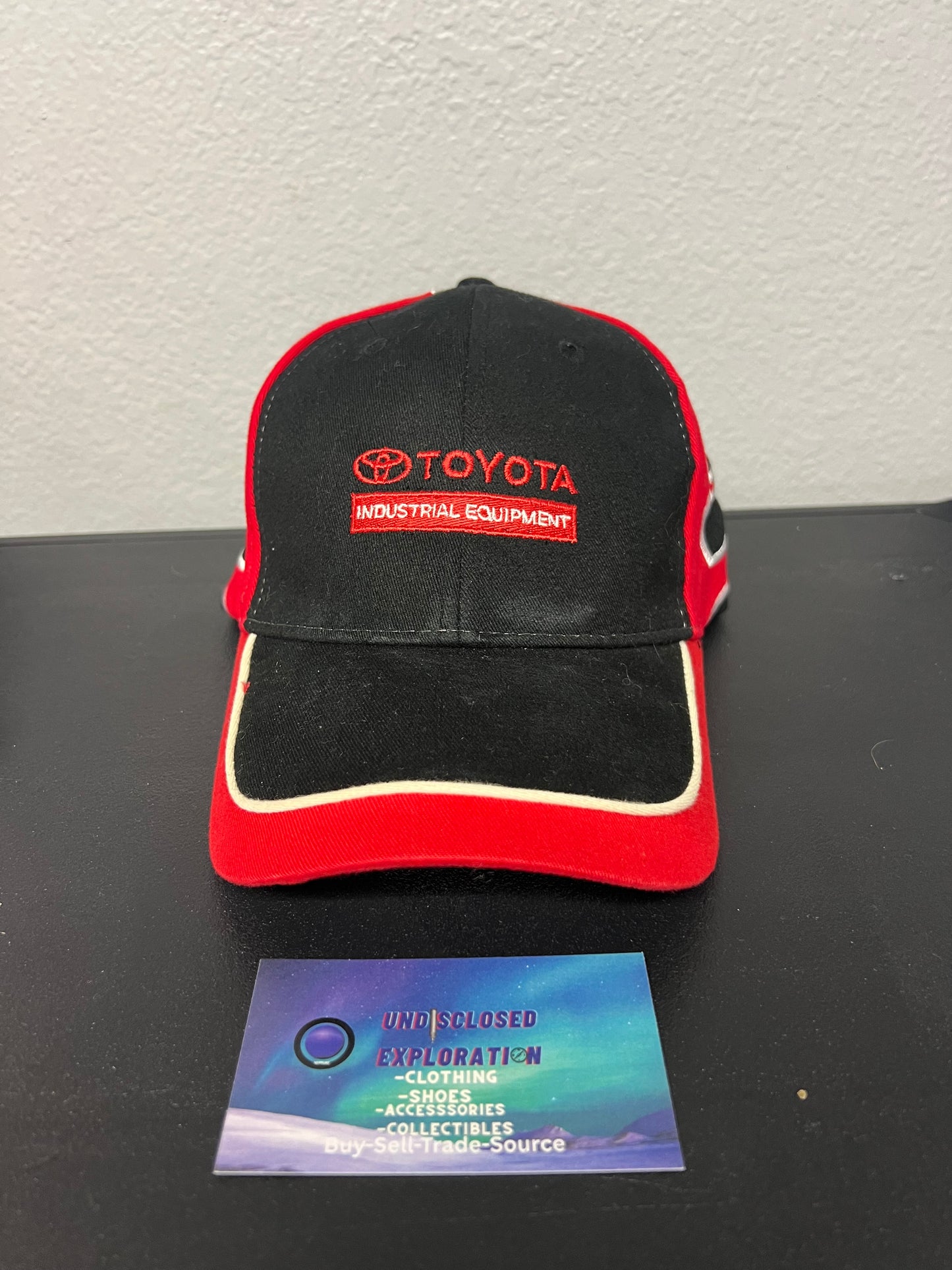 Vintage Toyota flames black and red hat