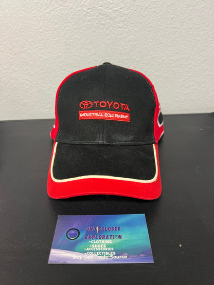 Vintage Toyota flames black and red hat
