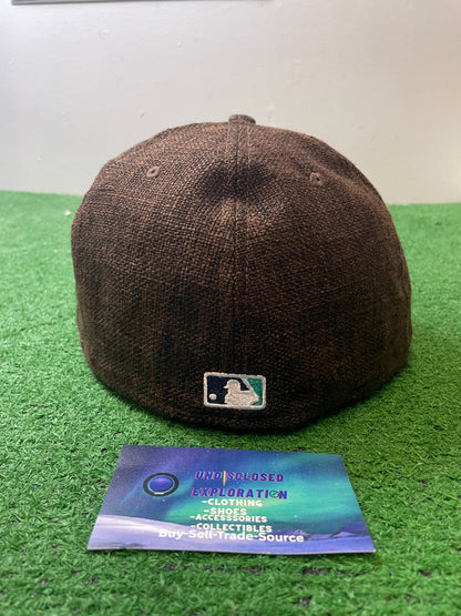 Seattle mariners split panel hemp new era fitted hat