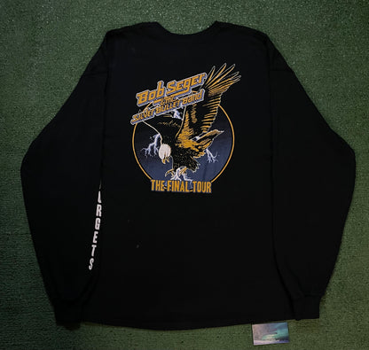 Bob Seger final tour black longsleeve tee