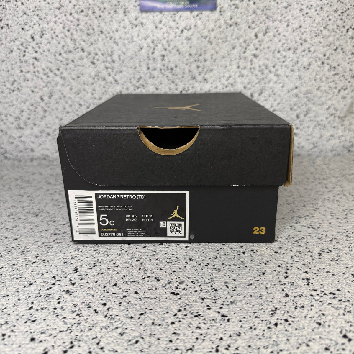 Jordan 7 Citrus Toddler 5 C “Preowned”