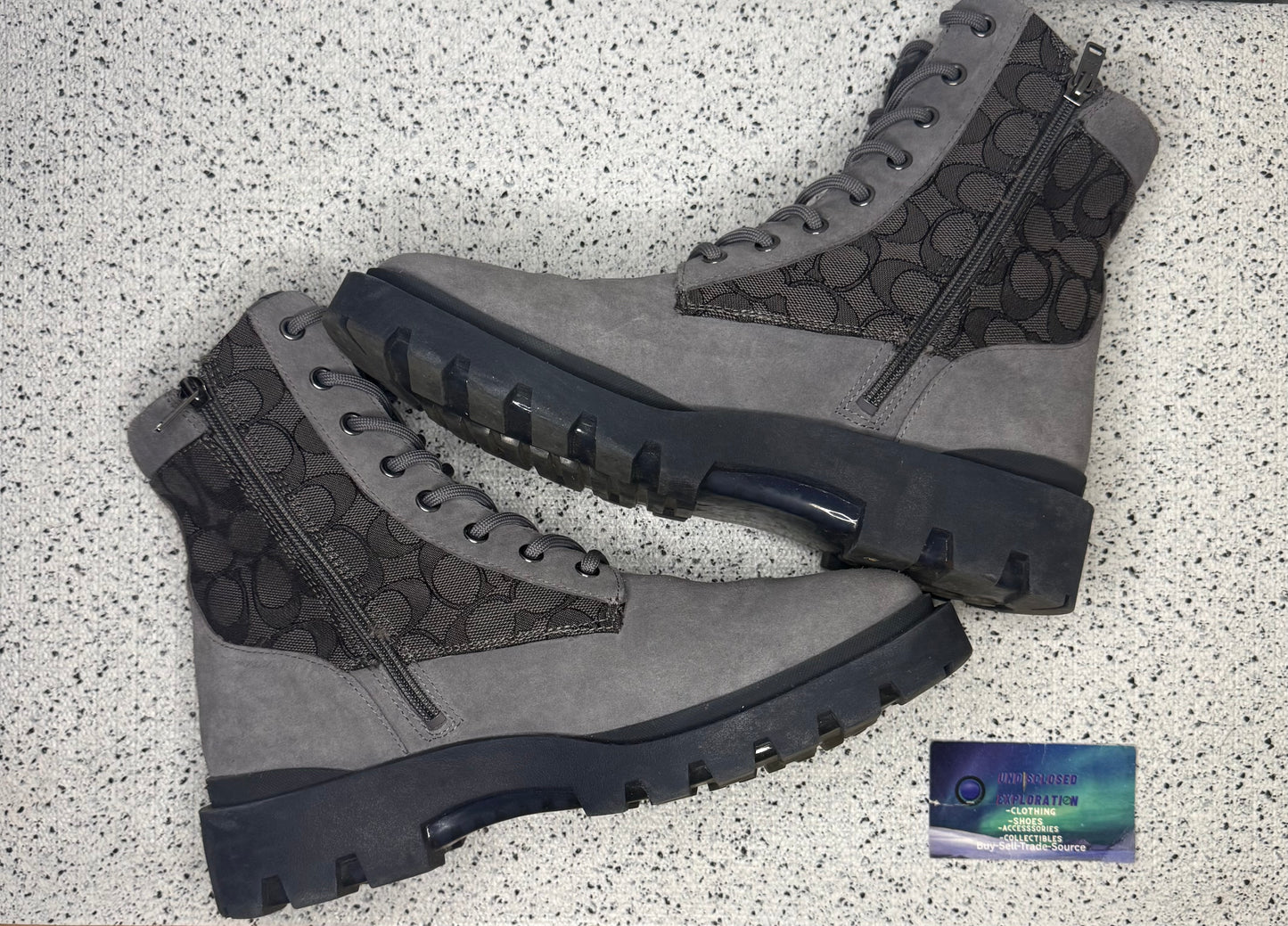 Coach Citysole Combat Boots 10men/11.5 Women “Preowned”