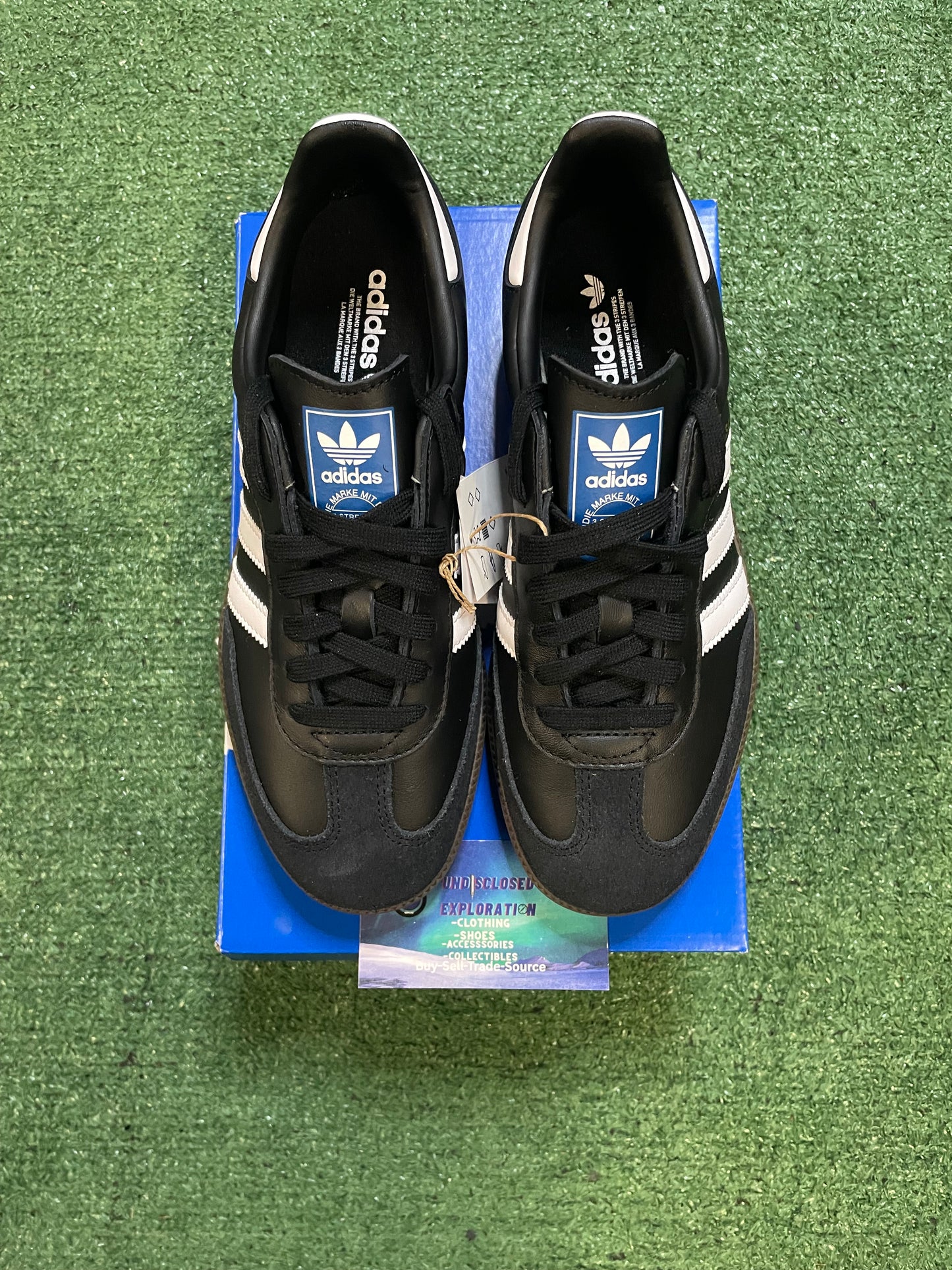 Adidas Samba black white gum