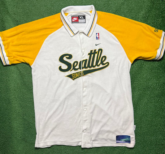 Vintage Nike Seattle SuperSonics Warm Up