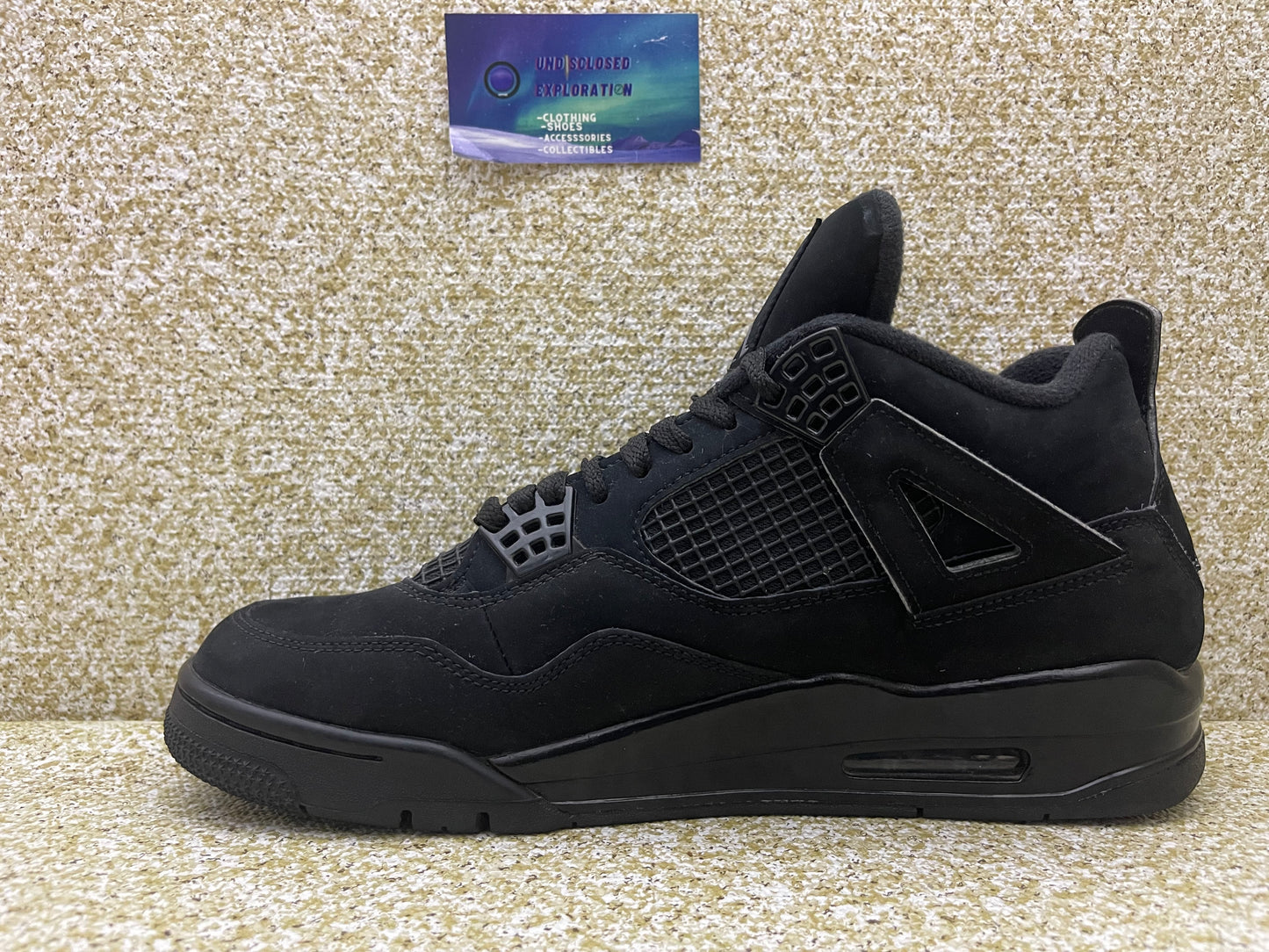 Jordan 4 Black Cat 10.5 Men/12 Women “Preowned”