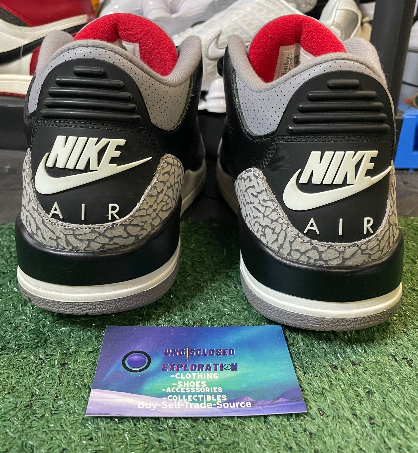 Jordan 3 Black Cement 2025 size 10.5men/12women