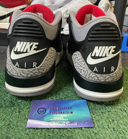 Jordan 3 Black Cement 2025 size 10.5men/12women