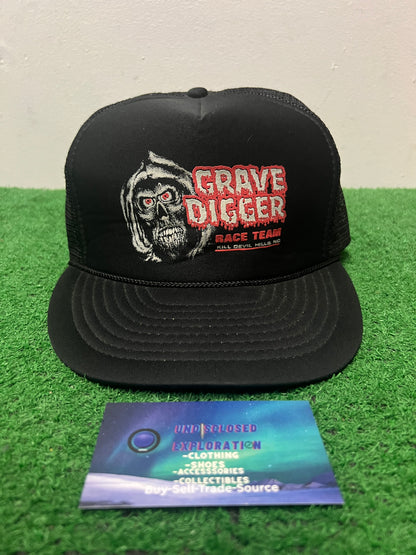Vintage Grave digger race team hat