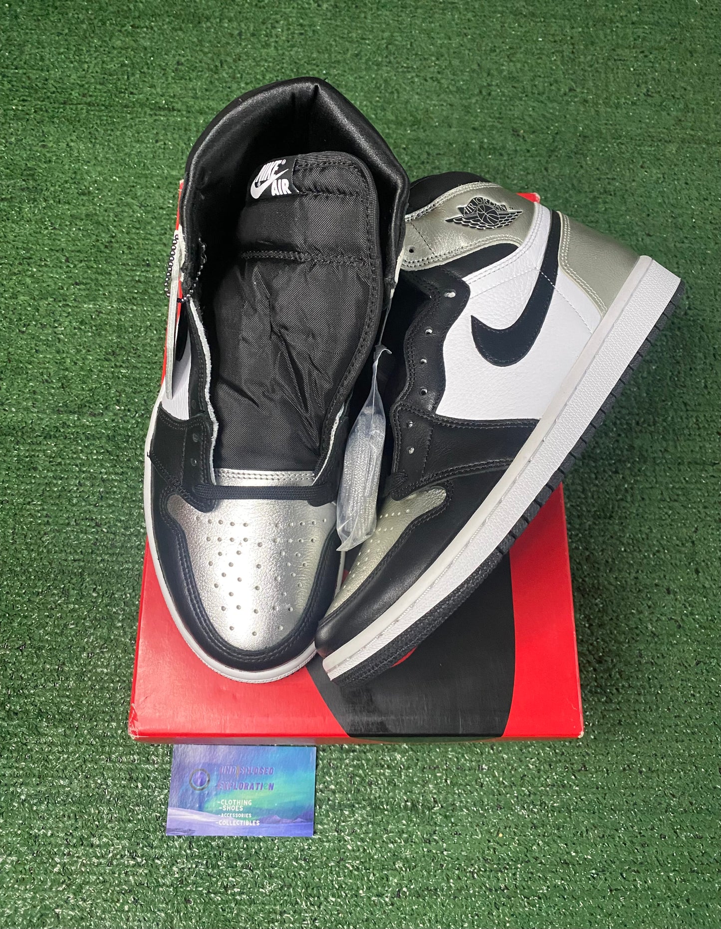 Jordan 1 high silver toe