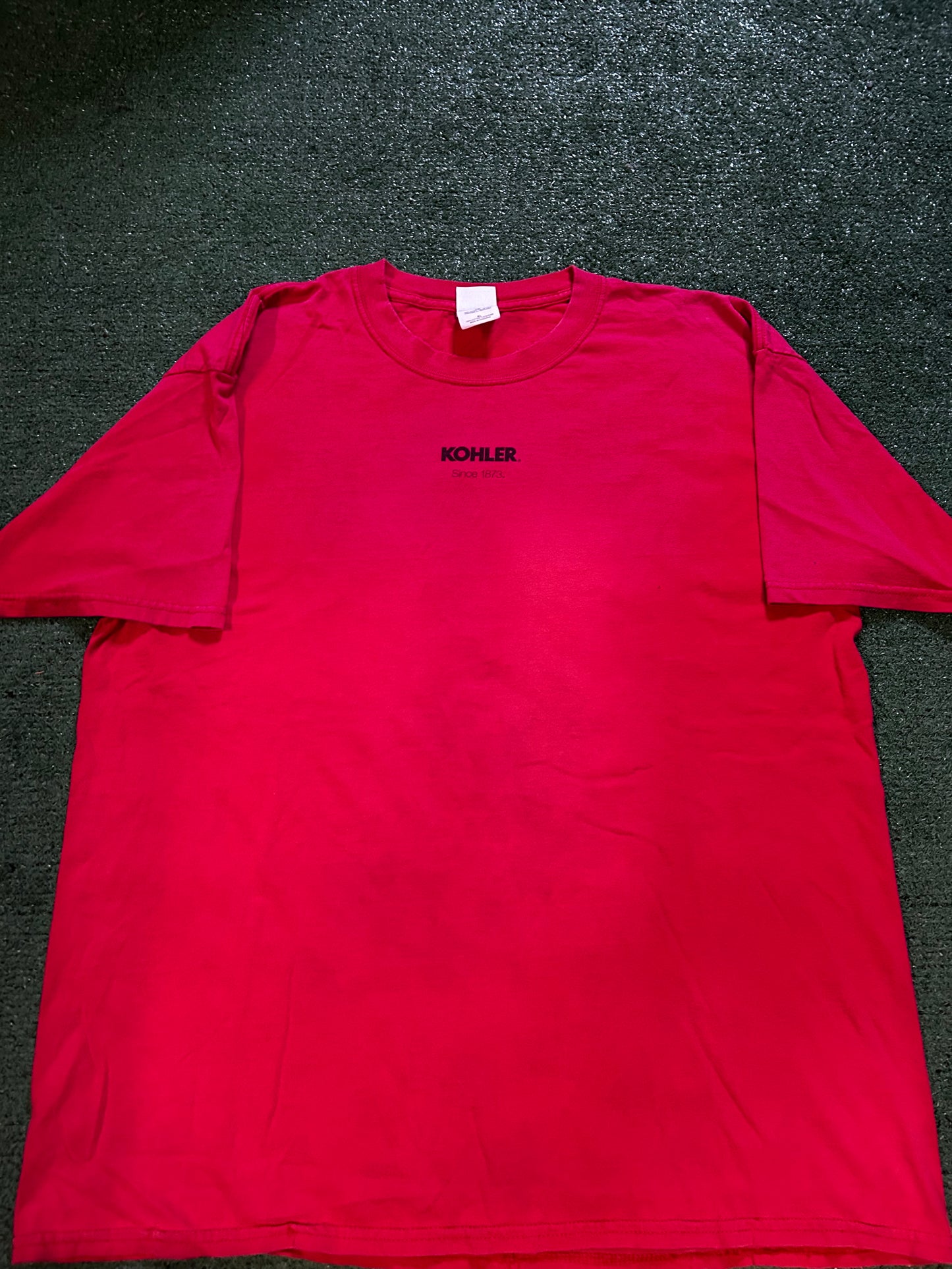 Vintage red kohler tee