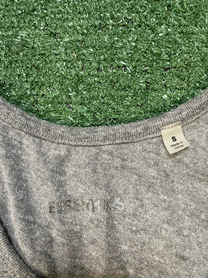 Fear of God Essentials heather grey tank top
