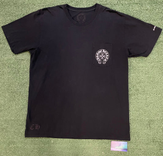 Chrome Hearts horseshoe black tee