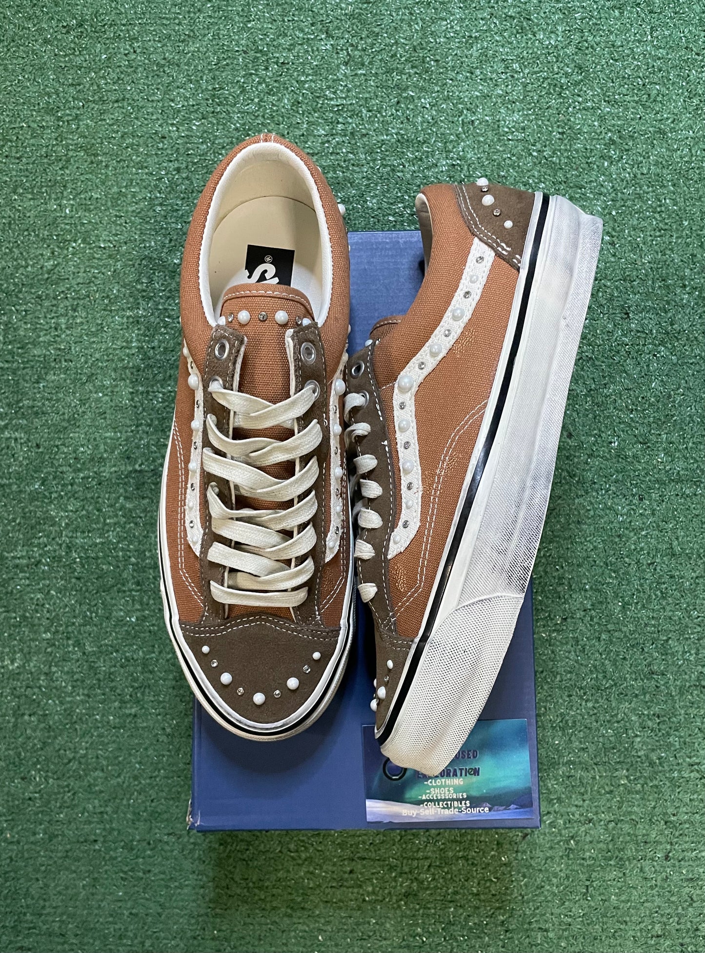 Vans old skool  Pearlized cacao brown