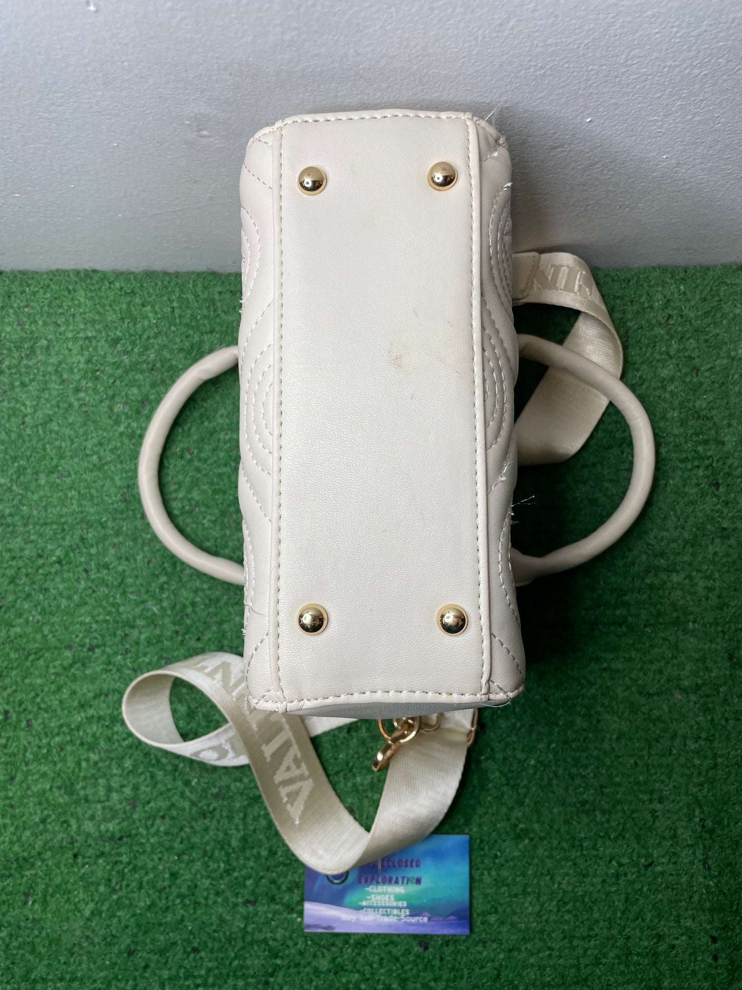 Valentino Orlandi ivory monogram handbag