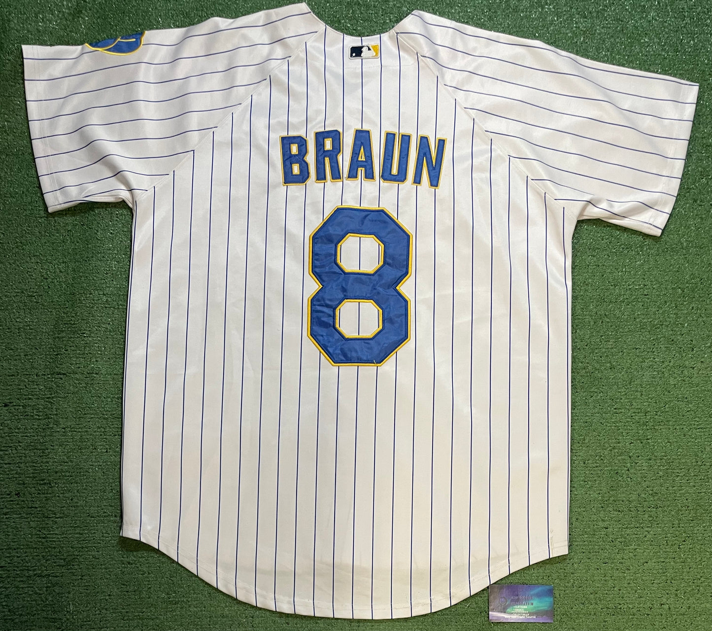 Vintage Authentic Majestic Milwaukee Brewers Ryan Braun #8 Jersey