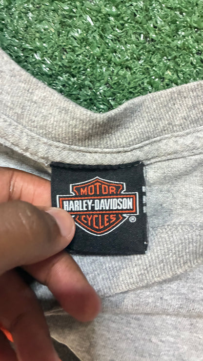 Harley Davidson grey Las Vegas tee