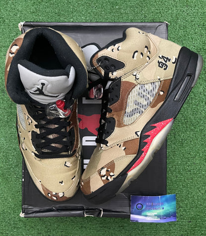 Jordan 5 Supreme Desert Camo 10.5 Men/12 Women “Preowned”