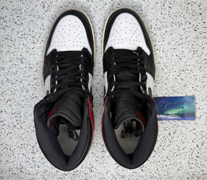 Jordan 1 Black Toe Reimagined 10.5 Men/12 Women “Preowned”