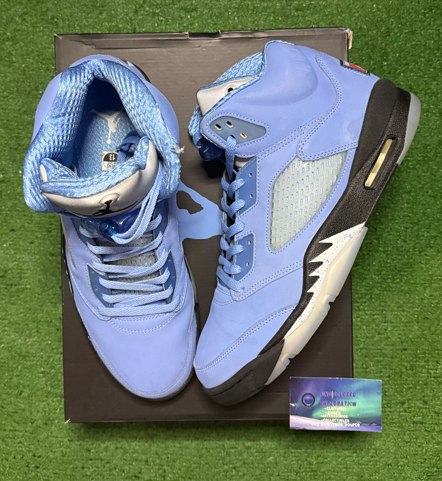 Jordan 5 UNC 13 Men/14.5 Women “Preowned”
