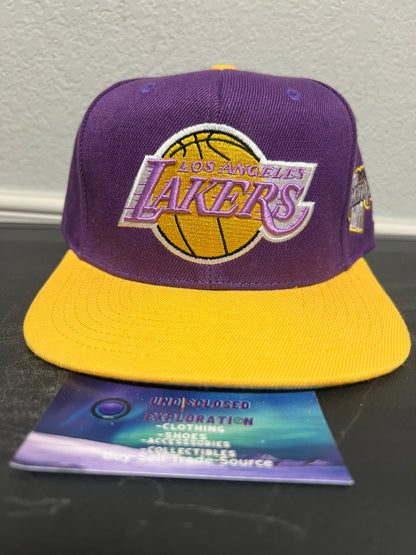 Los Angeles Lakers 2010 NBA champions Mitchell & Ness hat