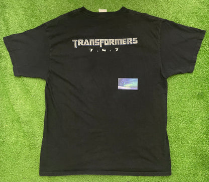 Vintage Y2K Transformers Movie 2007 Shirt X-Large