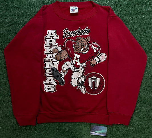 Vintage 1990s university of Arkansas Arkansas Razorbacks crewneck