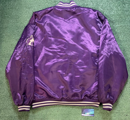 Vintage Washington Huskies university of Washington satin bomber jacket