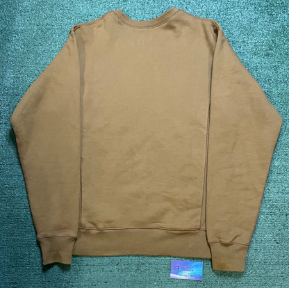 Patta embroidered mustard crewneck