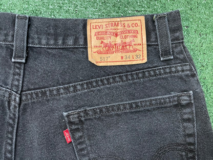 Levi 517 black bootcut jeans