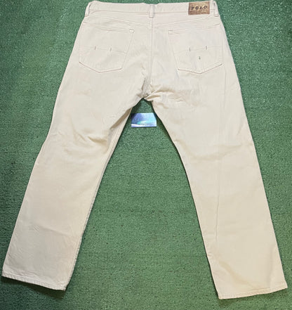 Vintage Polo Ralph Lauren beige denim jeans