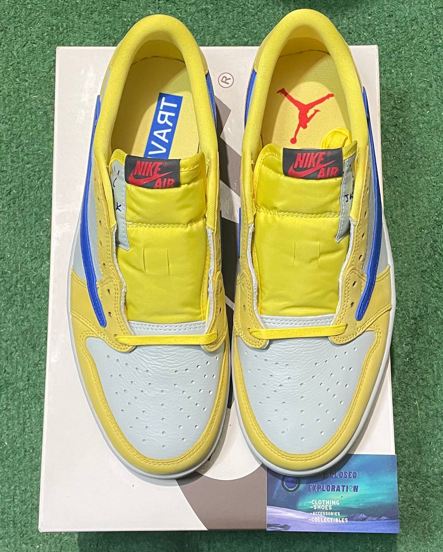 Jordan 1 low Travis scott canary