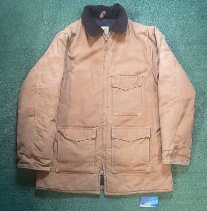 Vintage 1989 Carhartt Quilted Canvas beige Jacket