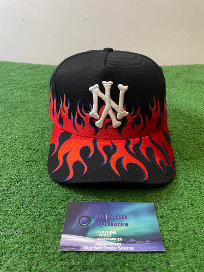 Killthehype New York Yankees flames hat