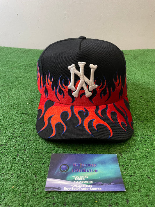 Killthehype New York Yankees flames hat