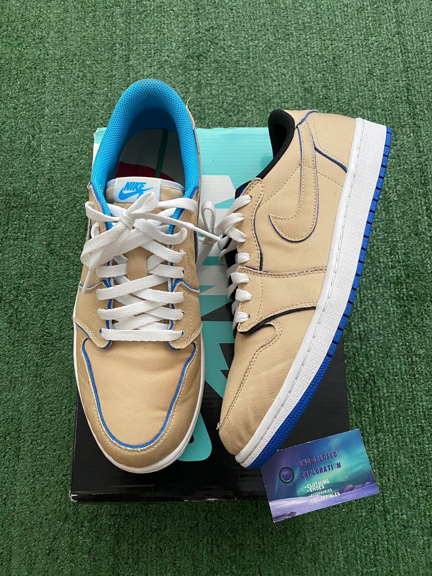 Jordan 1 Low SB QS Lance Mountain Desert Ore size 10.5men/12women