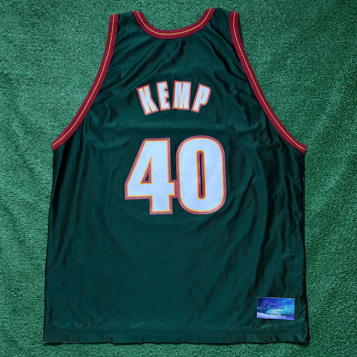 Vintage Seattle SuperSonics Shawn Kemp Reversible Champion Jersey