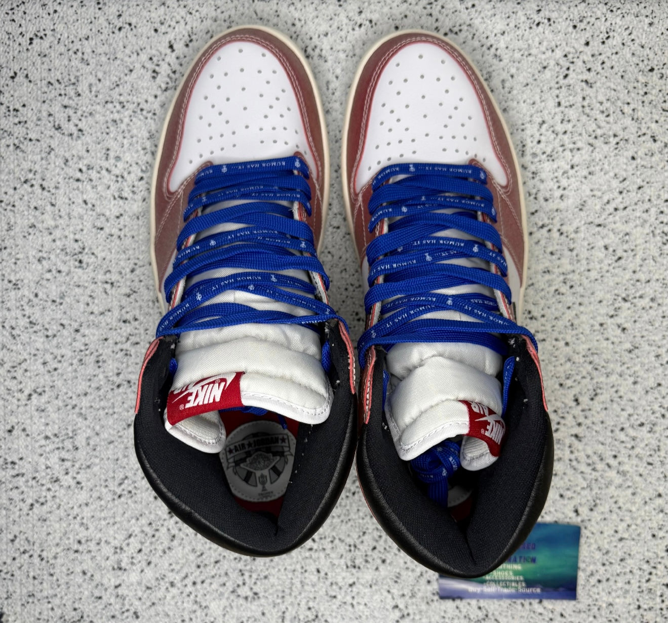 Jordan 1 Trophy Room Blue Laces