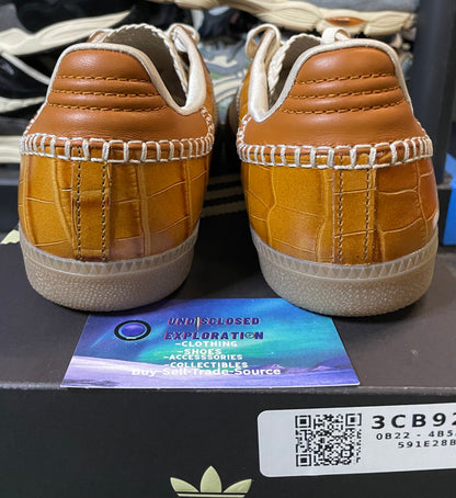 Adidas Samba X wales Bonner croc brown