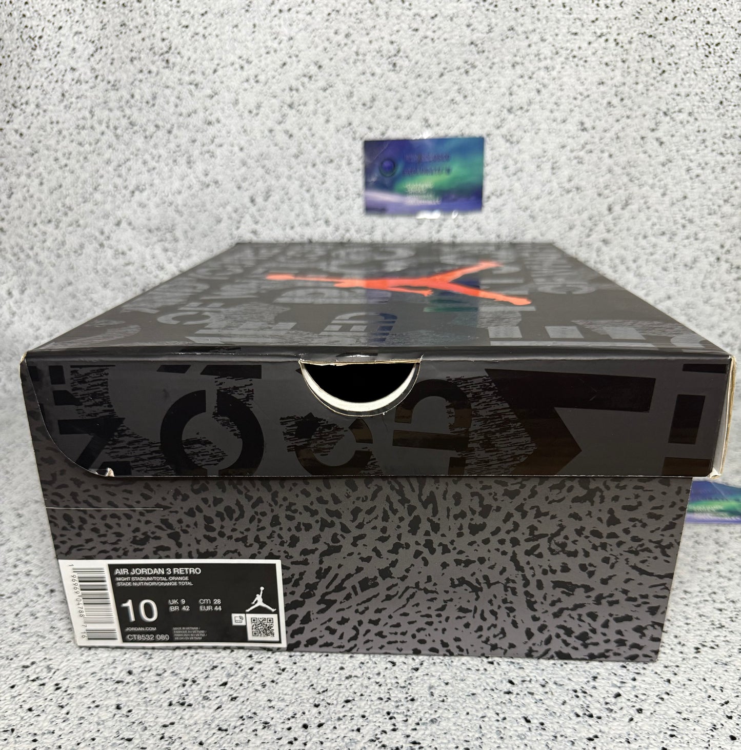 Jordan 3 Fear 10 Men/11.5 Women “Preowned”