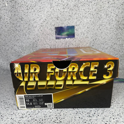 Nike Air Force 3 Nigo Multi Color 10 Men/11.5 Women “Preowned”