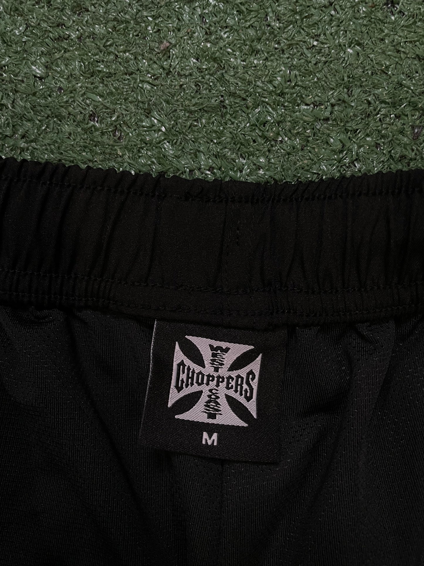 West Coast Choppers Paneled Logo shorts