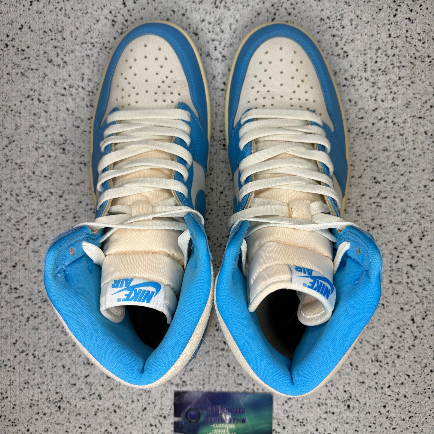 Jordan 1 UNC Reimagined 9 Men “Preowned”