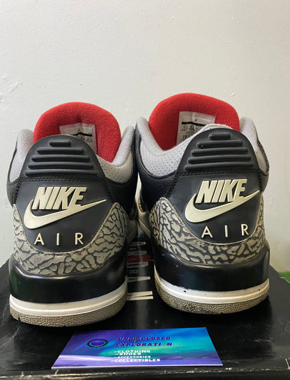 Jordan 3 Black cement 2018 size 11.5men/13women